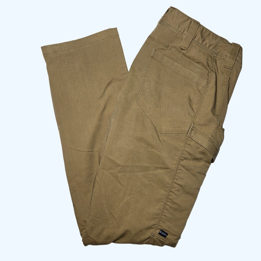 5.11 Tactical Ridge Cargo Pants Coyote Brown Khaki Mens 33x32 READ Workwear